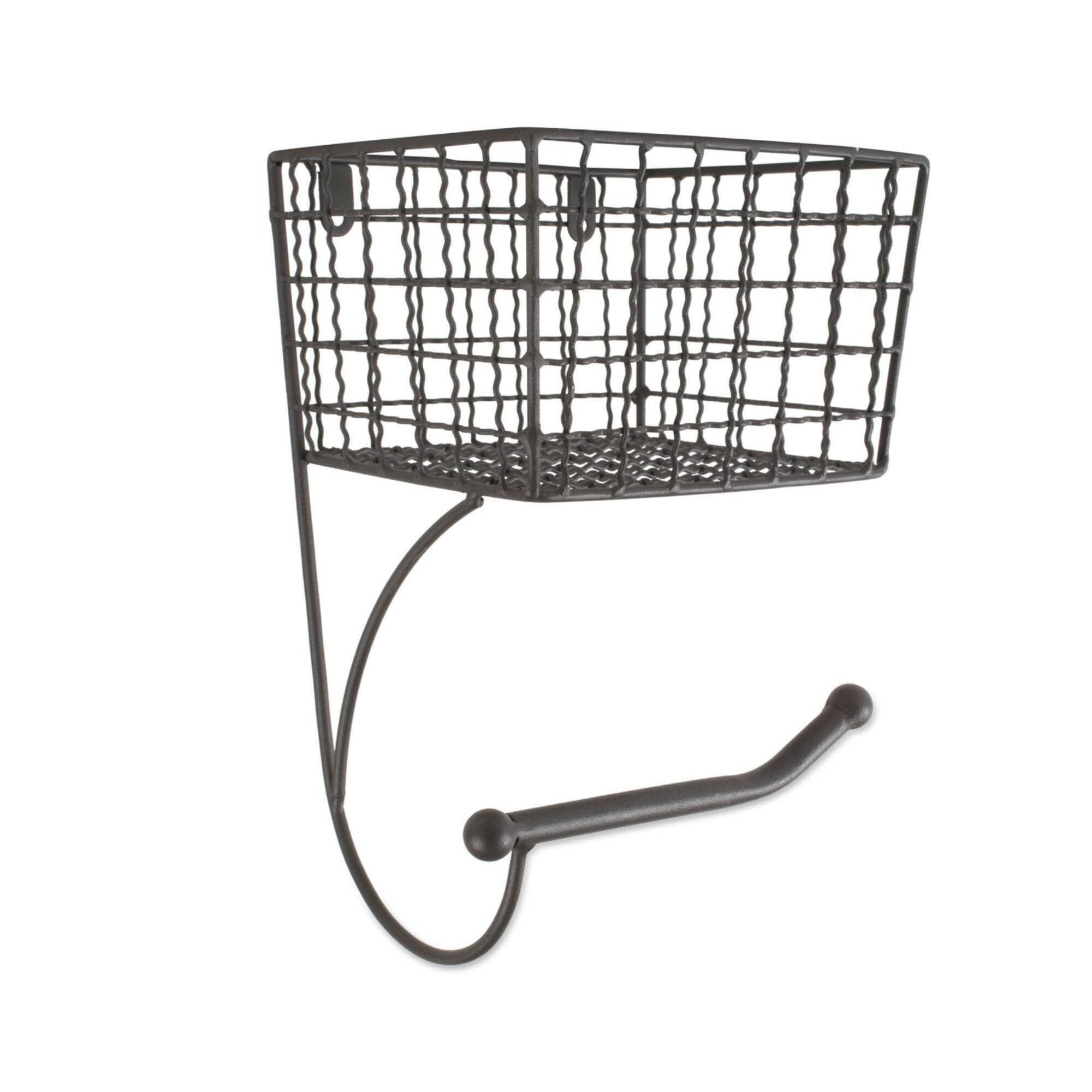 DII® Gray Farmhouse Toilet Paper Holder